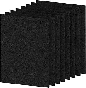 SAKEGDY 115115 Replacement Pre-Filter A Compatible with Winix PlasmaWave C535 5300 5300-2 6300 6300-2 P300 AM90 9000 5000 5000B C909 Air Purifiers, 8Activated Carbon Pre-Filters