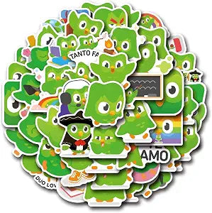 55pcs Cute Cartoon Stickers for Kids Journals,Funny Vinyl Stickers for Teens Laptops Water Bottles Luggage Skateboard Phone Scrapbook