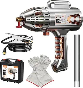 Handheld ARC Stick Welder 140A 110V,lightweight Portable inverter handheld welder Gun capable of DC Stick for Hobby DIY Projects Home Use. Arc force and Anti-Stick With Welding Tools