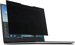 Kensington MagPro Magnetic Laptop Privacy Screen 15.6 inch, Removable 16:9 Laptop Privacy Filter Shield, Anti-Glare, Blue Ray Reduction, Compatible with HP/Dell/Acer/Asus/Lenovo (K58353WW)