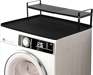 BALAPET Washer and Dryer Countertop with Non-Slip and Laundry Room Shelf Mat Universal Front Load Washer and Dryer Countertop Kit with Storage Space for Laundry Room Organization(14.2x8.6x7in)