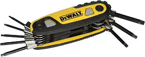 Dewalt Torx Star Tipped Locking Folding Hex Key Set