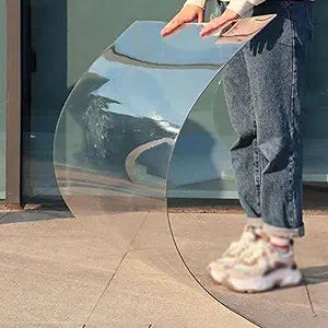Clear Polycarbonate Roofing Sheets, UV Resistant Rainproof Plastic Roofing Greenhouse Panels for Outdoor Solarium Pergola Patio Not Easily Deformed, Clear, 3.2x6.5ft