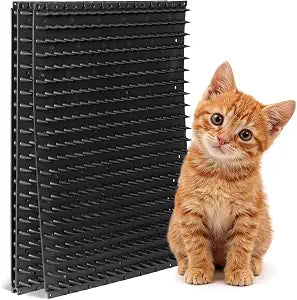 5 Pack Scat Mats for Cats, Heavy Duty Cat Spike Mat with Hard PP Spikes, Cat Repellent Mat for Indoor Outdoor, Cat Deterrent for Garden, Keep Cats Off Couch & Furniture