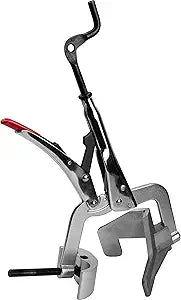 JointMaster Pro, 90 Degree Angle Clamp, Throat Depth: 3.5", Max Clamp Capacity: 1.57, Max Pass-Through Capacity: 2.0, Overall Length: 11", T-Joint Clamp Tool, Quick-release, PK114