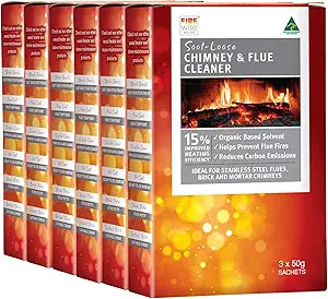 Firewise 18 Treatments Soot-Loose Chimney & Flue Cleaner Dissolves Soot, Tar and Creosote Increases Heater Efficiency, Reduces Smoke Emissions & is Non-Corrosive