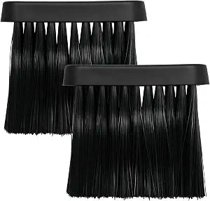 2 PCS Oblong Fireplace Brush, PP Fireplace Broom Replacement Head, Chimney Brush for Fireplace Cleaning Kit and Pellet Stove