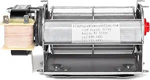 EP62-1 Fireplace Blower Fan Replacement Γ Energy-Efficient, High Airflow Quiet Fireplace Blower Motor for Continental, Napoleon Wood Burning Fireplaces - Easy to Install Home Heating Accessories