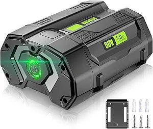 56v 5.0Ah Replacement Battery for EGO 56V Battery BA2800 BA4200 BA1400, Compatible with EGO 56 Volt CS1604 CS1804 CS1403 HT2400 LB6504 LB5804 LB6500 LB4800 HTA2000 PH1400 Power Tools