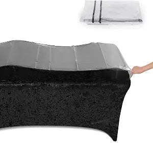 Transparent Protector for Curvy Lash Bed Topper,Plastic Waterproof Protector for Massage Bed Topper