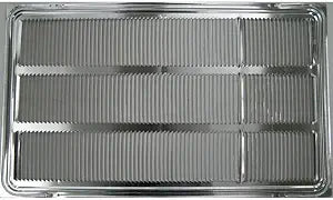LG Stamped Aluminum Rear Grille for 26-Inch Wall Sleeve for Through-the-Wall Air Conditioners, Optional Accessory for AC Wall Sleeve, Durable Protection for Wall Mounted AC Unit, Silver Metallic