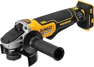 DEWALT 20V MAX* Angle Grinder Tool Cordless Brushless, 4 1/2 Inch, with Paddle Switch and Kickback Brake, Tool Only (DCG413B)