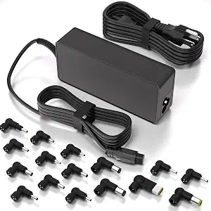 90W Universal AC Adapter Laptop Charger Compatible with HP Lenovo Dell Acer Asus IBM Toshiba Samsung Sony Fujitsu Gateway Notebook Ultrabook Chromebook Power Supply Cord with 16 Tips
