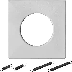 S97010319 Bathroom Fan Cover for Broan Heat Lamp Cover Grille w/Springs 