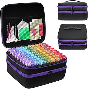 Diamond Painting Storage Containers, 240 Slots Diamond Painting Accessories Kits Diamond Art Accessories and Tools for Craft Jewelry Rhinestones Bead Organizer