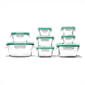 OXO Good Grips 16 Piece Glass Smart Seal Airtight Everyday Container Set