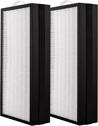 AC400 Replacement Filter, 3-Stage Filtration with Activated Carbon, 2 Counts, Compatible with LUFTRUM AC400 & Loniko AC400 Air Purifiers