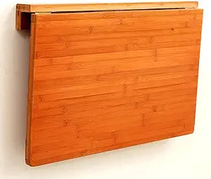 Solid Wood Wall Mounted Drop-Leaf Table,Kitchen Dining Table,Wall Mounted Dining Table,Wall Mounted Heavy Duty Folding Wall Table Foldable Computer Desk, Wall Mounted Desk,for Small Space