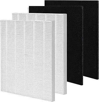 2 Pack D360 filter replacement D3 Filter Compatible with Winix D360 Air Purifier∩╝Replaces for Winix 1712-0101-02, 2 Filters and 4 Activated Carbon pre-filters