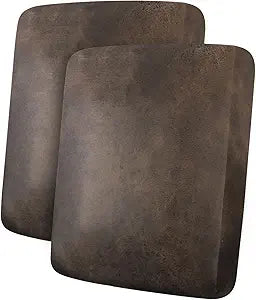 ANARACHON Leather Look Couch Cushion Covers Sofa Seat Slipcovers Sets Couches Furniture Protector for Sectional Armchair Loveseat Pets Kids Stretch Spandex Fabric (2 Cushion Sofa, Brown)