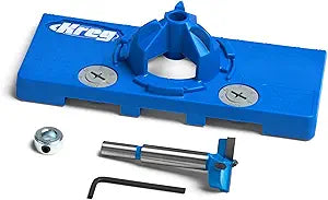 Kreg Concealed Hinge Jig - 35mm Cup Drilling Jig - Adjustable Cabinet Door Installation Tool - KHI-Hinge