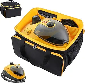 Adjustable Storage Bag Compatible with Wagner Spraytech C900134 Steamer Portable Steam Cleaner Carry Bag with Extra Pockets for Accessories (Bag Only)