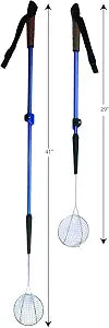 Sand Dipper - Mid Size Adjustable - Extra Long Handle Back Saver Hygienic Cat Litter Scoop