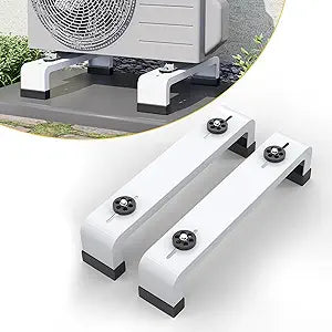 Mini Split Ground Stand,Heavy Duty Adjustable Mini Split Stand Condenser Stand for Ductless Mini Split Air Conditioners Heat Pump,AC Support Bracket,9000-30000BTU,Up to 264lbs