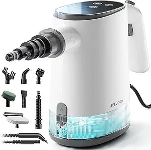 Handheld Steam Cleaner, 15s Fast Heating, Adjustable Steam, 650mL Large Water Tank, Pressurized Portable Steamer for Cleaning Home, Kitchen, Car, Bathroom, Tile, Furniture, Multi-Surface