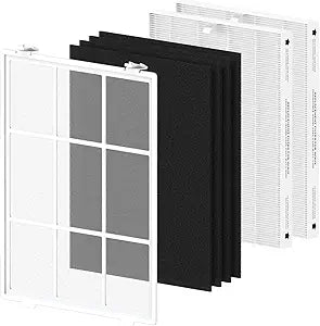 SAKEGDY C545 Replacement Filter S fit for Winix C545 Air Cleaner Purifier, Part # 1712-0096-00 and 2522-0058-00, 1├Washable Fine Mesh Pre-Filter
