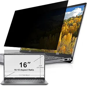 IPROKKO Laptop Privacy Screen 16 Inch 16:10 Aspect Ratio Computer