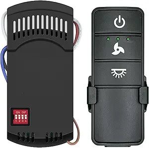 Universal Ceiling Fan Remote Control Kit for Hunter/Harbor Breeze/Hampton Bay/Other Ceiling Fan lamp 3 Speed, Light Dimmer with RC-73R Receiver for TX028C-S, TX028C-L, KUJCE10318, 2AAZPHD3/HD3
