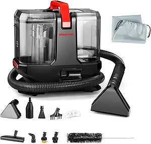 Shop-Vac Portable Carpet Cleaner Machine with 212 Steam & Heating System, 4 Cleaning Modes Upholstery Cleaner with Versatile Tools for Car, Rug, Couch, Bathroom, Kitchen Messes, 5430270