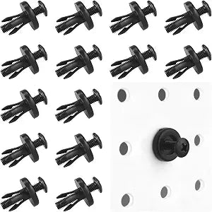 Pegboard Peg Hooks with Inserts Screws for Hanging Mounting (Large Size)