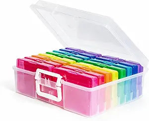 novelinks Photo Storage Boxes with Handle, Photo Organizers and Storage