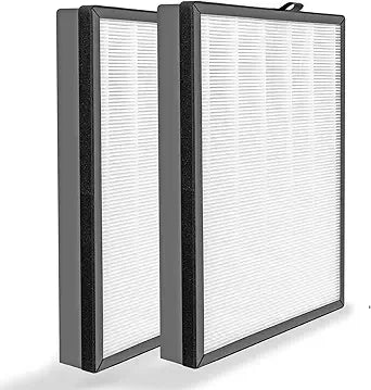Replacement Filter for Air Purifier Compatible with puroair 400 Air Purifier∩╝H13 4-Stage Filtration Activated carbon 2-IN-1 Air Clean Dust VOCs Home Kitchen.2 PACK