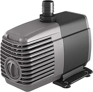 Hydrofarm AAPW550 33-Watt 550 GPH Indoor/Outdoor Hydroponic Aquarium Pond 6ft Power Cord for 55 Gallon Reservoirs Submersible Water Pump, 550-GPH, 8.4 x 3.4 x 6.4 inches, Black