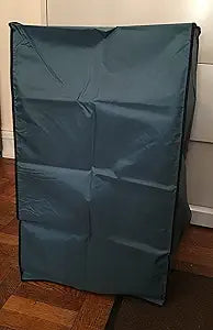 Comp Bind Technology, AC Cover Compatible with Frigidaire FFPA1422R1 Portable Air Conditioner, Petroleum Blue Dust Cover with Side Package to Put The Remote Control, Dimensions 19''W x 16''D x 31''H