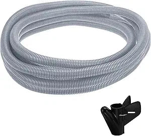 MECCANIXITY Split Wire Loom Tubing 1"(23mm) ID 50FT(15m) with Installation Tool, Heat & Cold Resistant -40F to 257F Plastic Flexible Conduit Cord Protector for Electrical Wires Cable, Gray