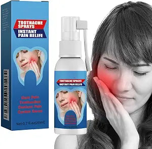 Tooth Pain Relief for Adults Spray,Treatment Toothache Nerve Pain Medicine,Quicklynumbs Nerve Wisdom Tooth Inflammation,Red and Swollen Gums, and Other Types of Dental���1Pcs���
