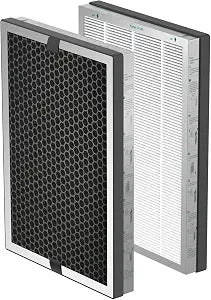 JF260 Air Purifier 2X Filter Replacement, True HEPA with 300g Activated Carbon Air Filter, Made for JF260 JF260S Replace Air Purifiers Filter