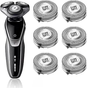 SH50 Replacement Heads for Philips Norelco 5000 Series, 6 PCS/Pack
