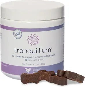 Tranquillium Calming Soft Chews for Dogs  Stress Support (30 Ct) | For stress & anxious behavior, Supports calm response, Nondrowsy formula