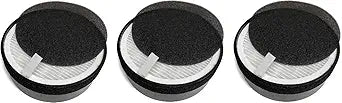 Nispira True HEPA H13 Air Filter Replacement Compatible with hOmeLabs Compact Air Purifier HME020248N 3 Stage Filtration with Night Light Office Bedroom, 3 Units