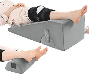 ROYALAY Knee Replacement Pillow, Leg Pillow for Knee Surgery Recovery with Different Height, Leg Surgery Recovery Equipment for Hip Foot Ankle, Single
