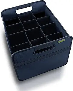 meori Marine Foldable Wine Carrier 12 Blue Protects Carry Glassware Liquor Storage Bottle Shopping Travel Camping Marina Lake RV Park, Slot B100293