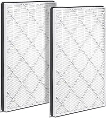 HE601 Replacement Filter 2 Pack Compatible with Shark 6-Fan HE601 HE602, Compare to Part # HE6FKPET, HE6FKBAS, HE6FKPRO