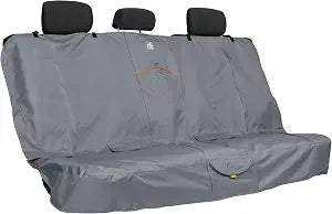 Kurgo Wander Bench Seat Cover, Dog Car Seat Protector, Waterproof & Stain-Resistant, Secure Fit, Charcoal Grey