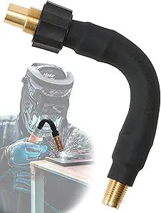 Mig Welding Gun Accessories Aluminium Flexible Neck QT3-FX Replacement for Bernard style Neck QT3