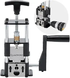 Wire Stripper Machine, Drill-Powered/Manual Two-In-One Wire Stripper Tool, Wire Stripping for 0.06"-1"(1.5~25 mm) Scrap Wire, Wire Stripping Tool for DIY Cable Copper
